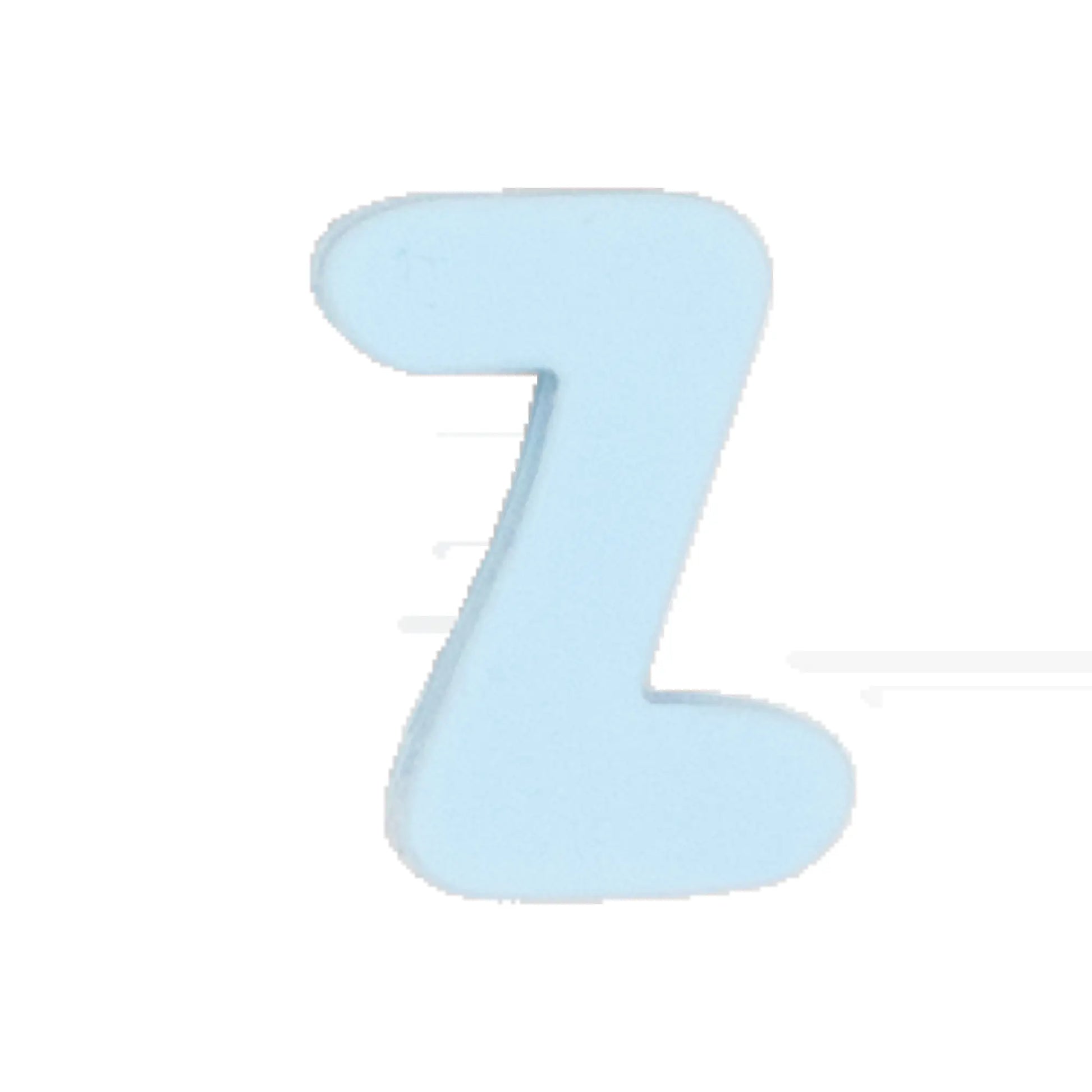 Silicone Dog Charms | Letters & Symbols for Personalized Dog Collars and Leashes - Sky Blue