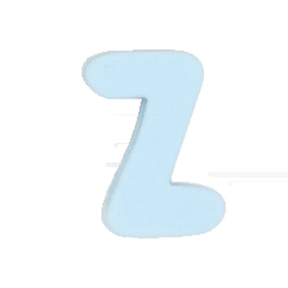 Silicone Dog Charms | Letters & Symbols for Personalized Dog Collars and Leashes - Sky Blue