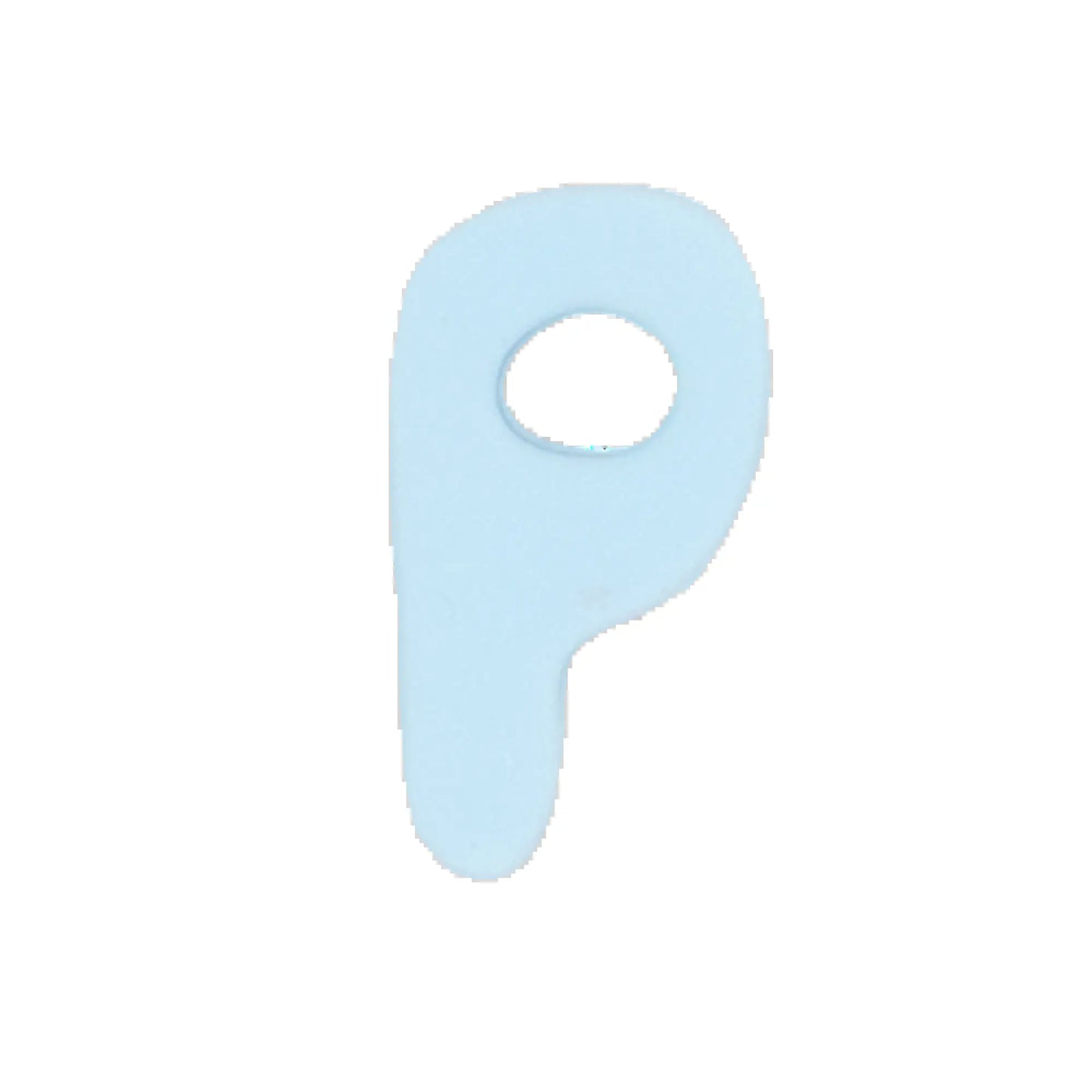 Silicone Dog Charms | Letters & Symbols for Personalized Dog Collars and Leashes - Sky Blue