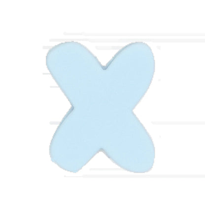 Silicone Dog Charms | Letters & Symbols for Personalized Dog Collars and Leashes - Sky Blue