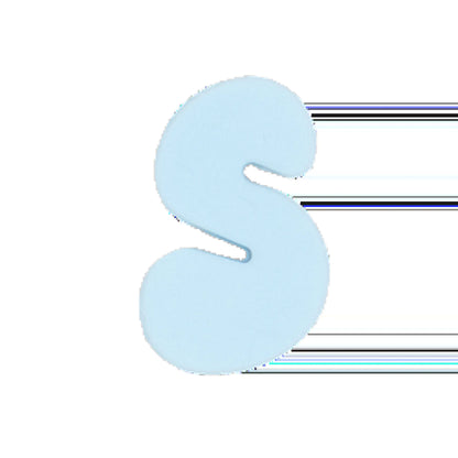 Silicone Dog Charms | Letters & Symbols for Personalized Dog Collars and Leashes - Sky Blue