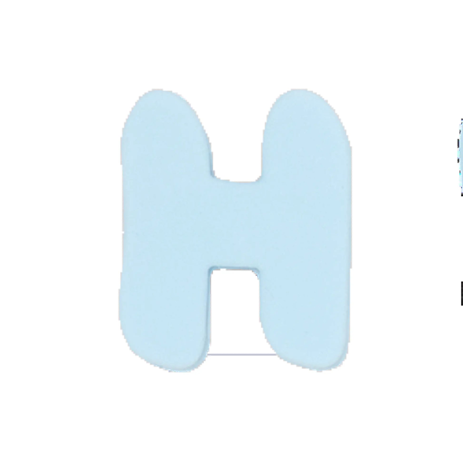 Silicone Dog Charms | Letters & Symbols for Personalized Dog Collars and Leashes - Sky Blue