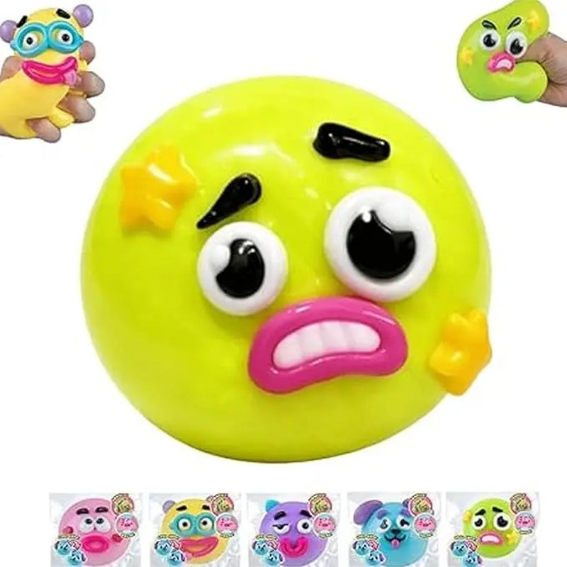 Smushers Squishy Cutie Toy - Multisensory Stress Relief Dog Face Swap, Soft and Moldable, Portable Anxiety Relief, Safe Maltose Material, Ideal for Party Favors