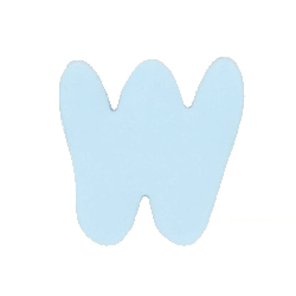 Silicone Dog Charms | Letters & Symbols for Personalized Dog Collars and Leashes - Sky Blue