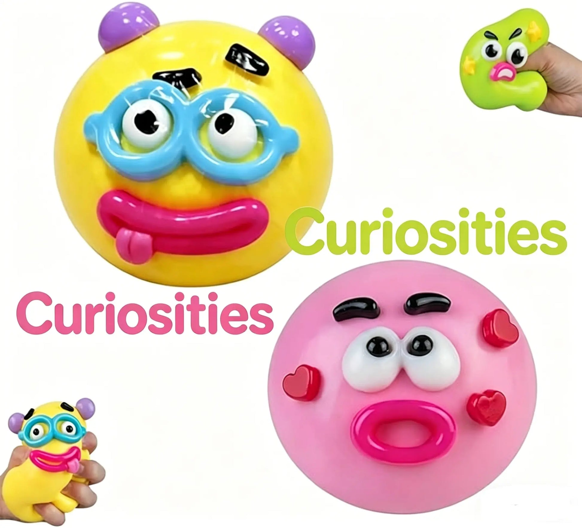 Smushers Squishy Cutie Toy - Multisensory Stress Relief Dog Face Swap, Soft and Moldable, Portable Anxiety Relief, Safe Maltose Material, Ideal for Party Favors