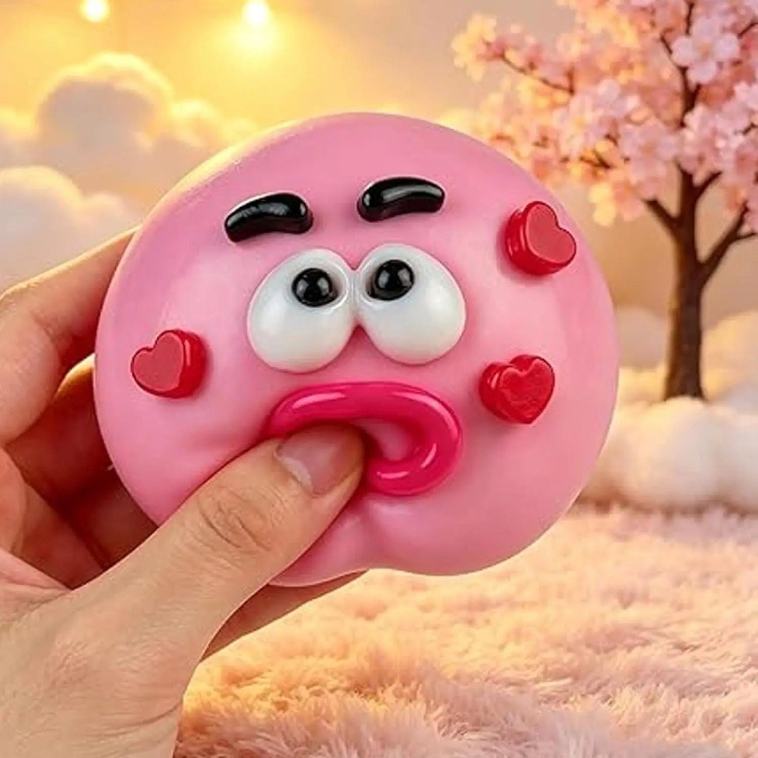 Smushers Squishy Cutie Toy - Multisensory Stress Relief Dog Face Swap, Soft and Moldable, Portable Anxiety Relief, Safe Maltose Material, Ideal for Party Favors
