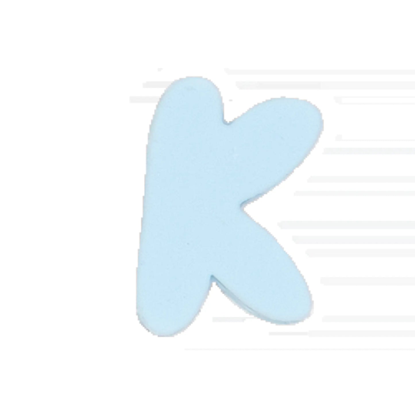 Silicone Dog Charms | Letters & Symbols for Personalized Dog Collars and Leashes - Sky Blue