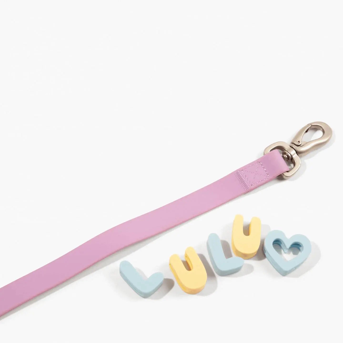 Silicone Dog Charms | Letters & Symbols for Personalized Dog Collars and Leashes - Sky Blue