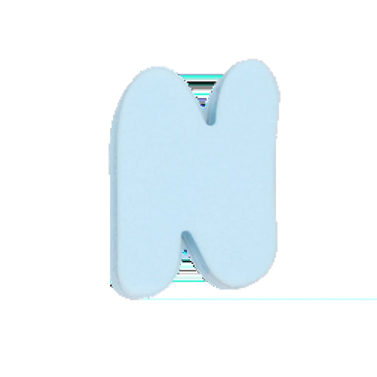 Silicone Dog Charms | Letters & Symbols for Personalized Dog Collars and Leashes - Sky Blue