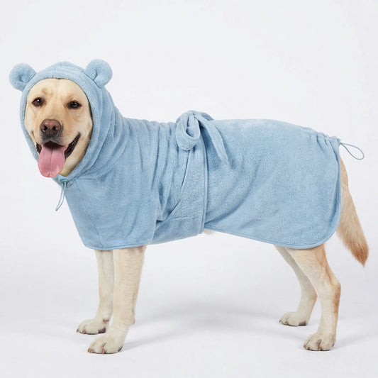 Pet Towel Quick-Dry Superfine Fiber, Absorbent Pet Bath Towel, Dog Grooming Cloth, Super Absorbent Pet Bathrobes Suitable for Small, Medium, and Large Dogs, Quick-Drying, Adjustable Design, Perfect for Pet Dogs.